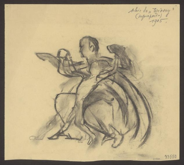 Szkic do „Wiosny” (supraporta)