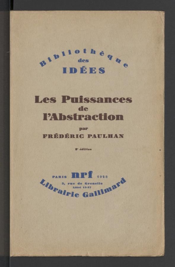 Les puissances de l&rsquo;abstraction