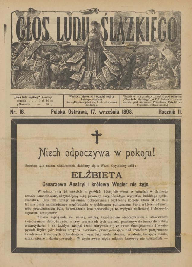 Głos Ludu Ślązkiego. Rocznik&nbsp;2, 1898, numer&nbsp;18