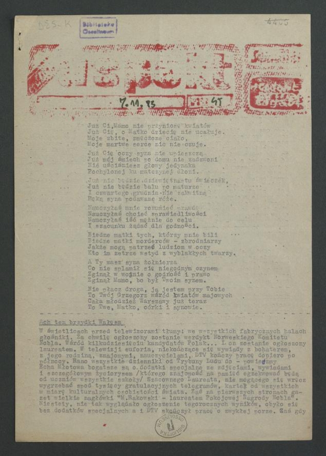 Aspekt. 1983, numer&nbsp;45