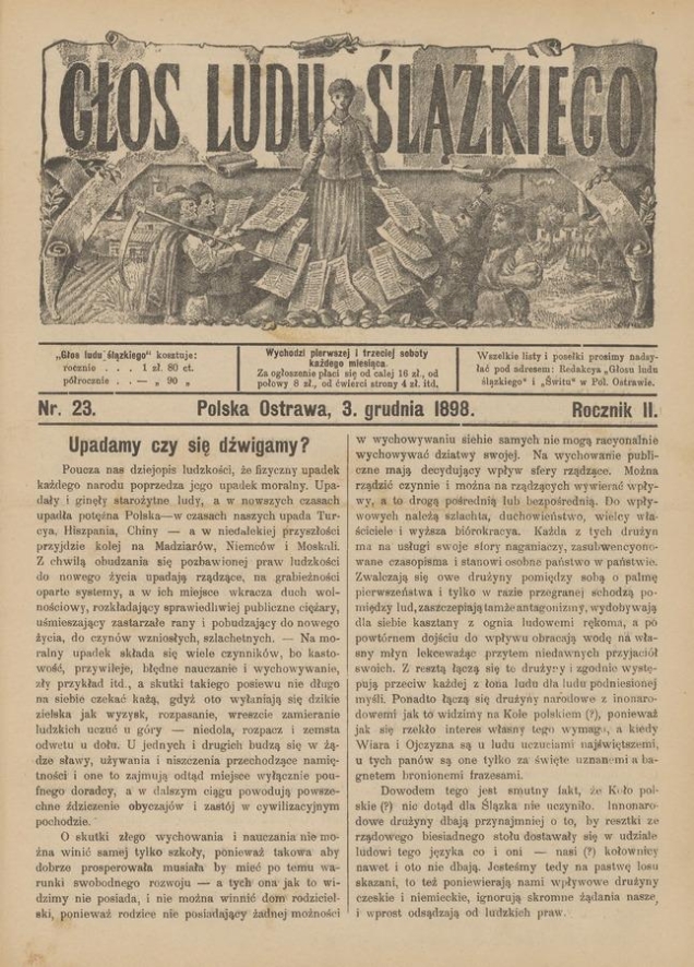 Głos Ludu Ślązkiego. Rocznik&nbsp;2, 1898, numer&nbsp;23