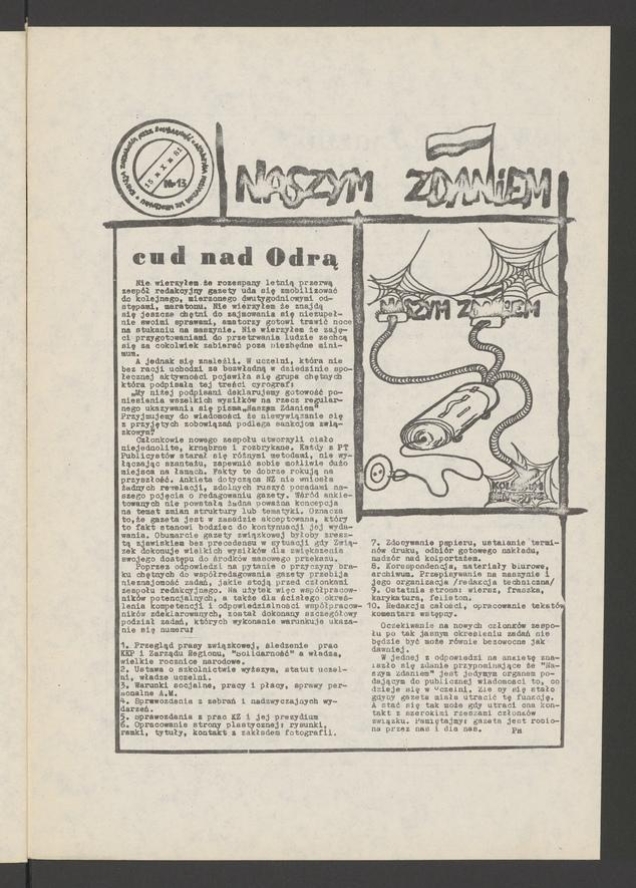 Naszym Zdaniem. 1981, numer&nbsp;13