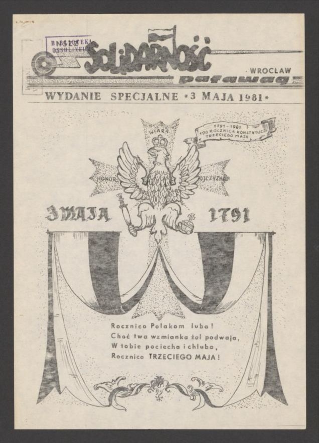 Solidarność Pafawag. 1981, numer&nbsp;5, wydanie specjalne