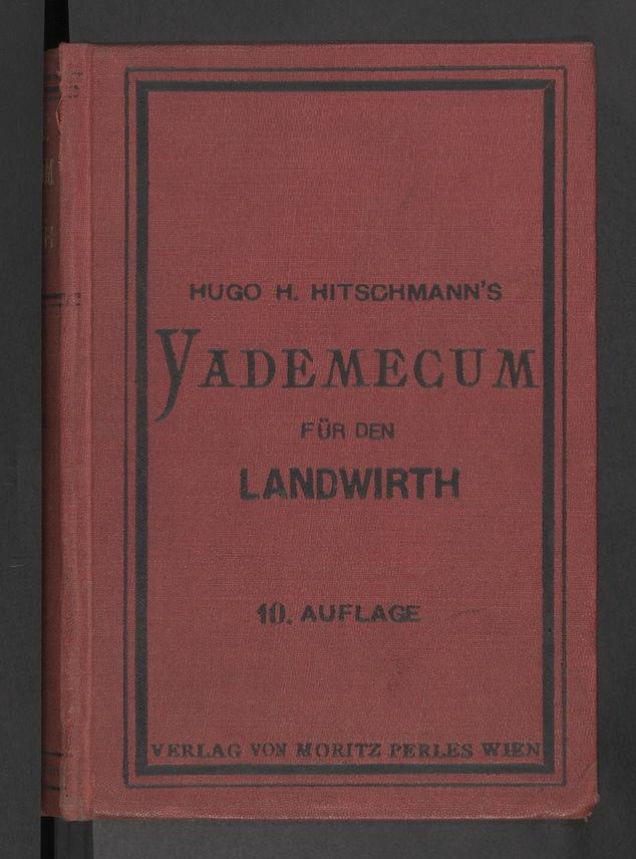 Vademecum f&uuml;r den Landwirth